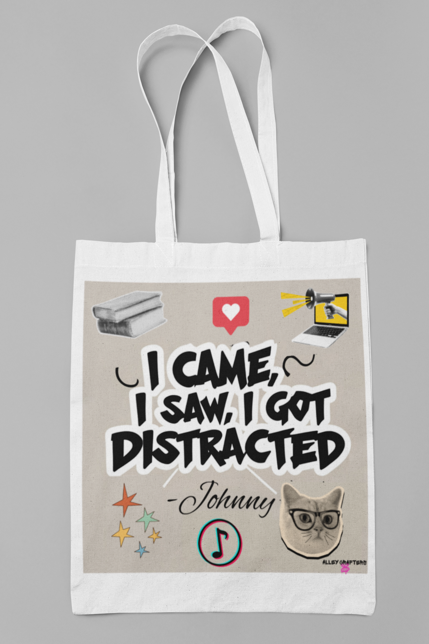"I Came, I Saw, I Got Distracted" Tote Bag