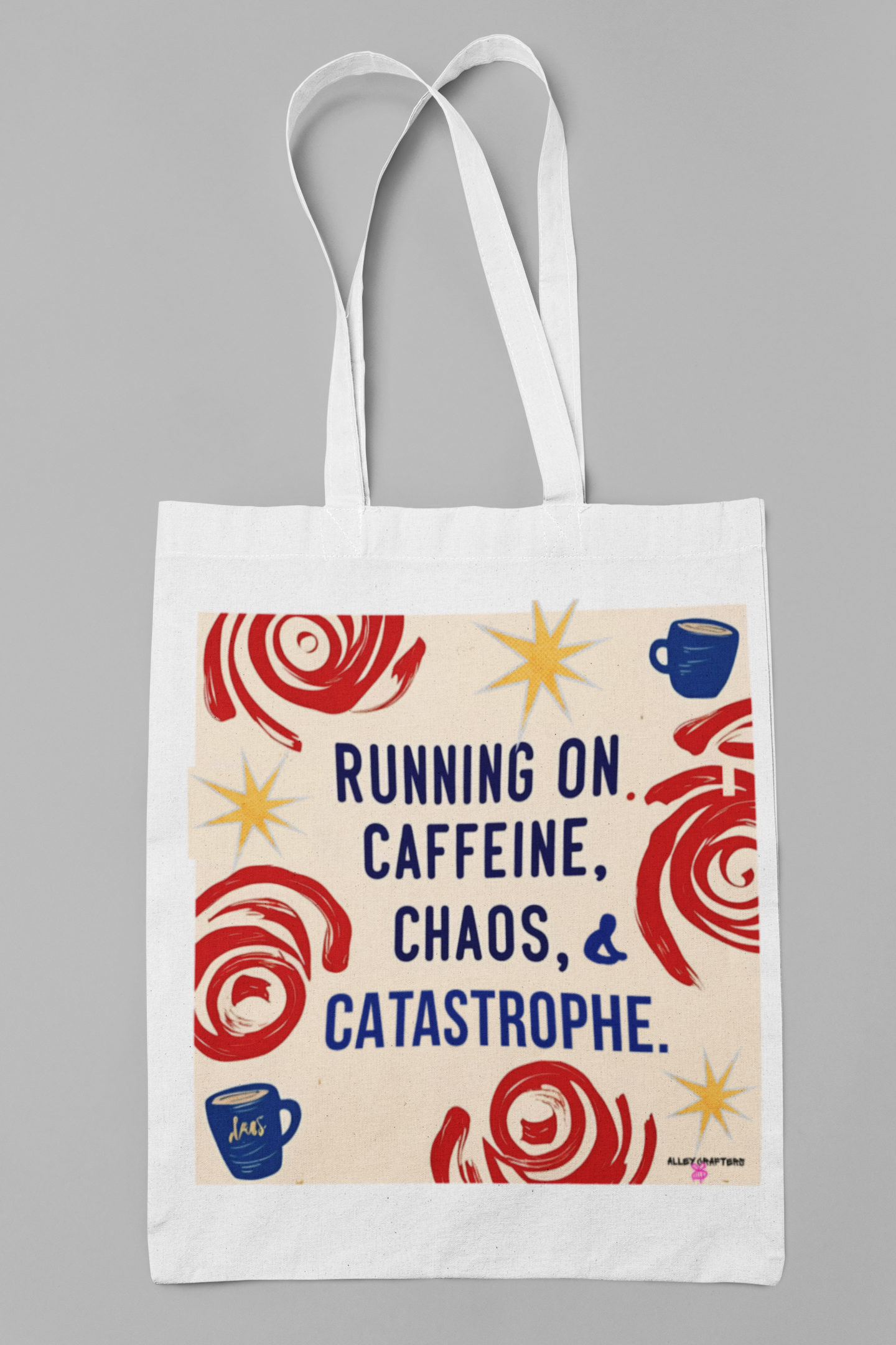 Caffeine Chaos Tote Bag
