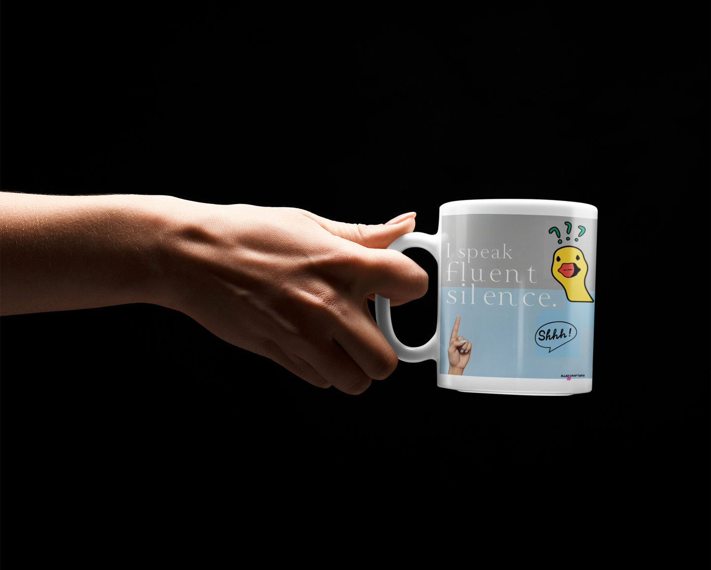 I Speak Fluent Silence Mug