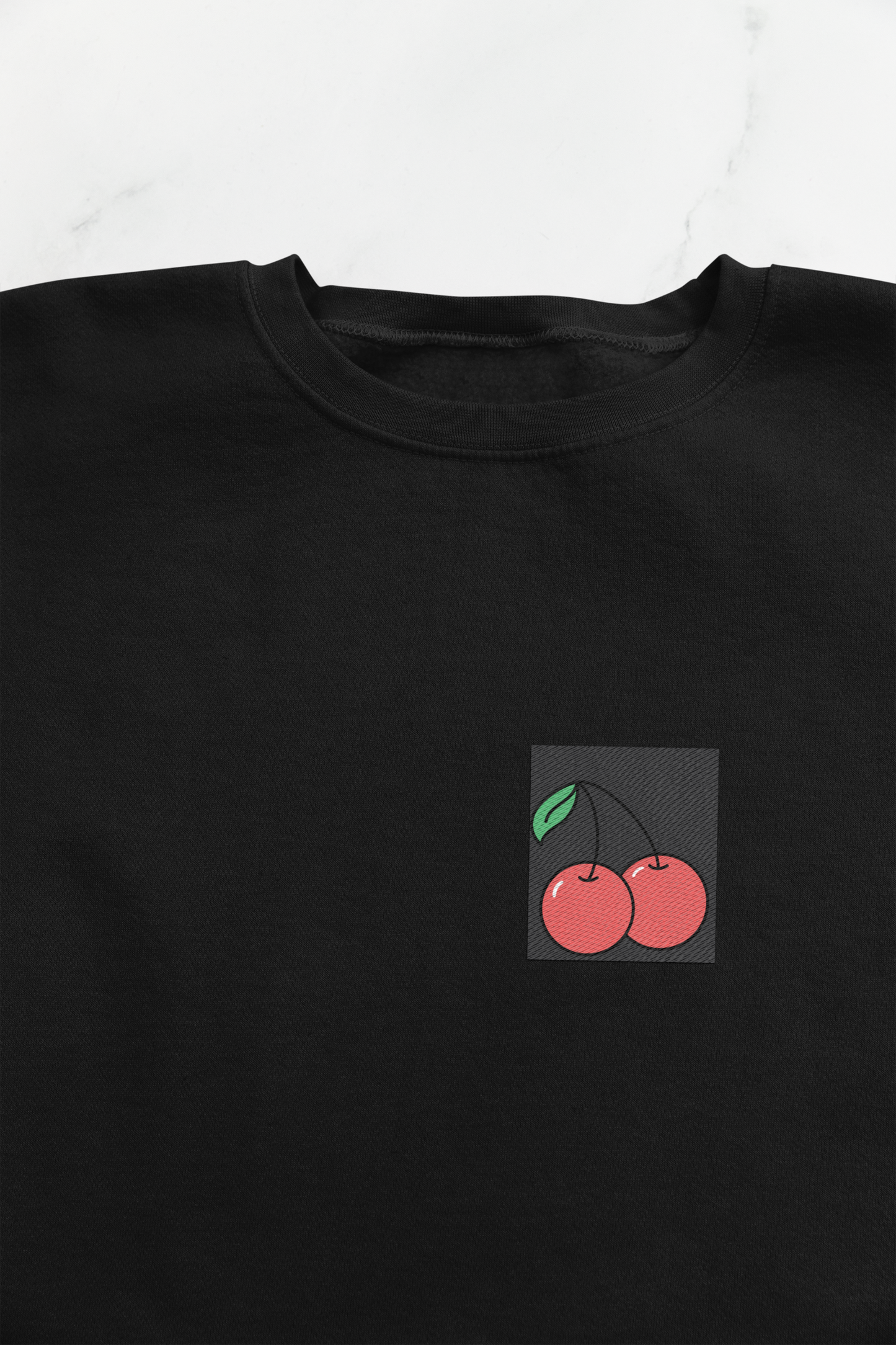 Cherry Embroidery Sweatshirt