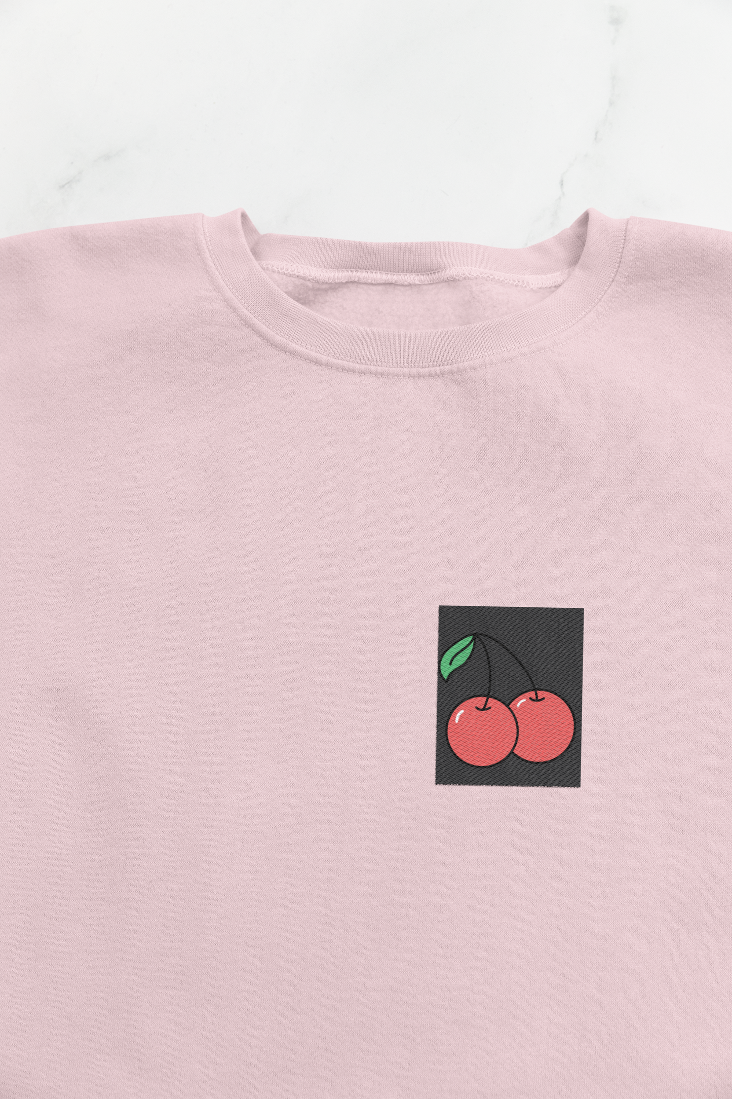 Cherry Embroidery Sweatshirt