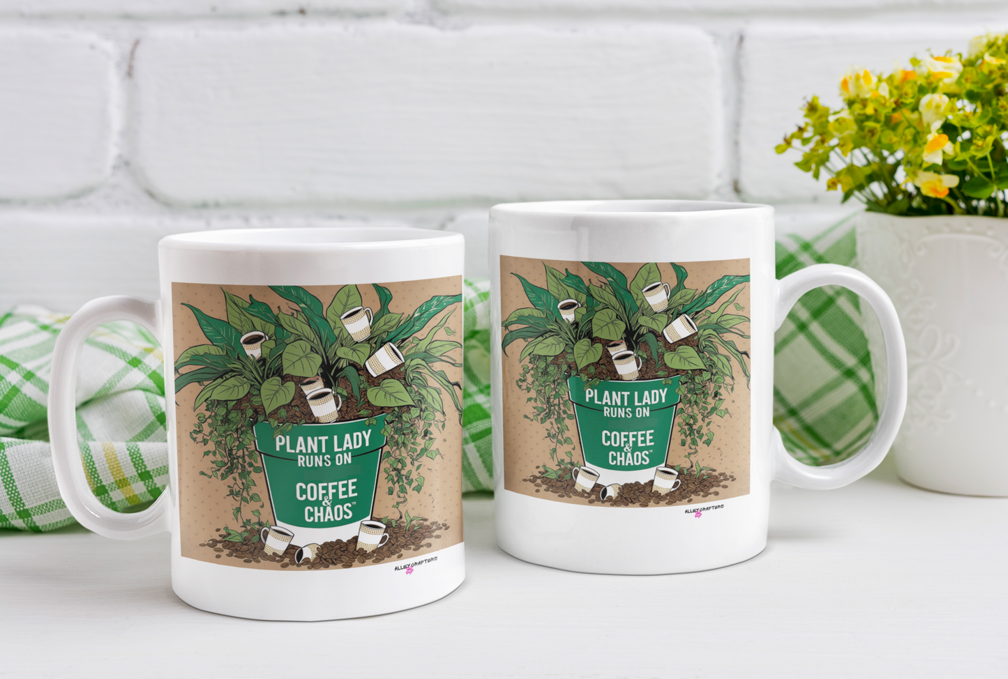 Plant Lady Coffee Chaos Mug