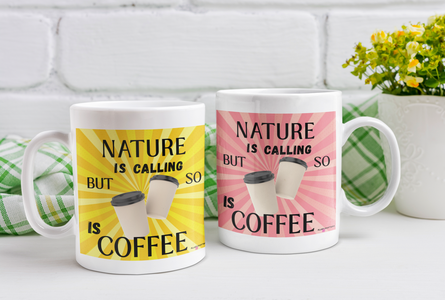 Nature Is Calling, But So Is Coffee Mug