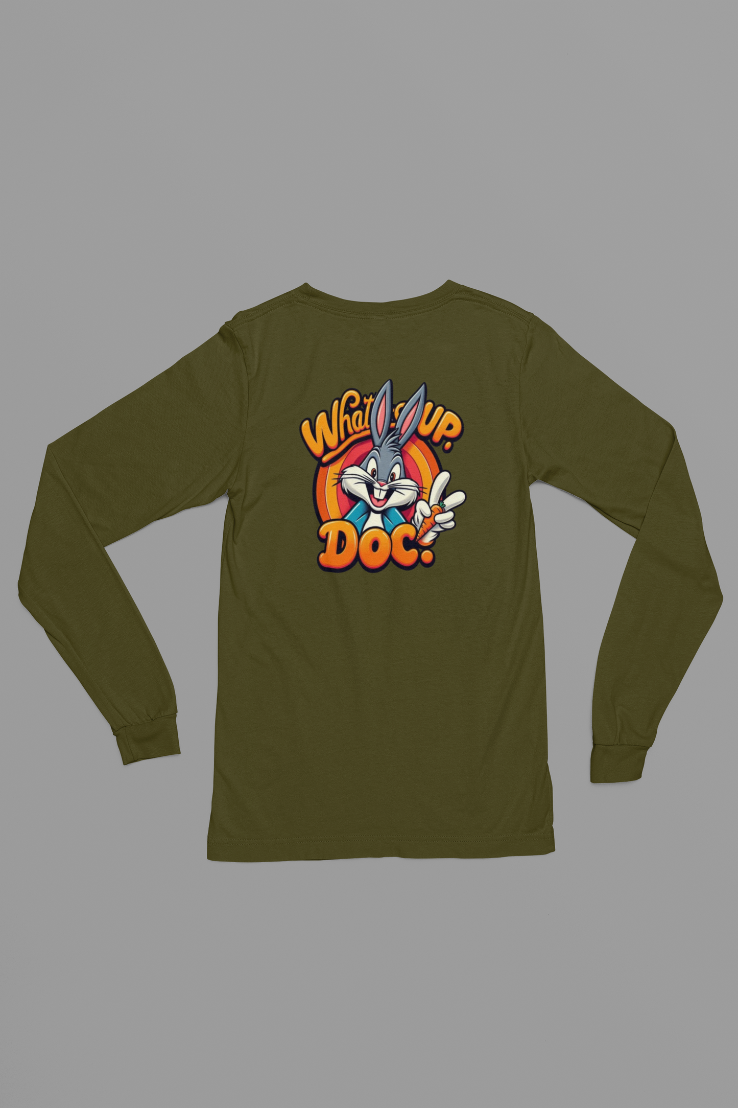 Long Sleeve Tee What's up Doc Unisex Jersey