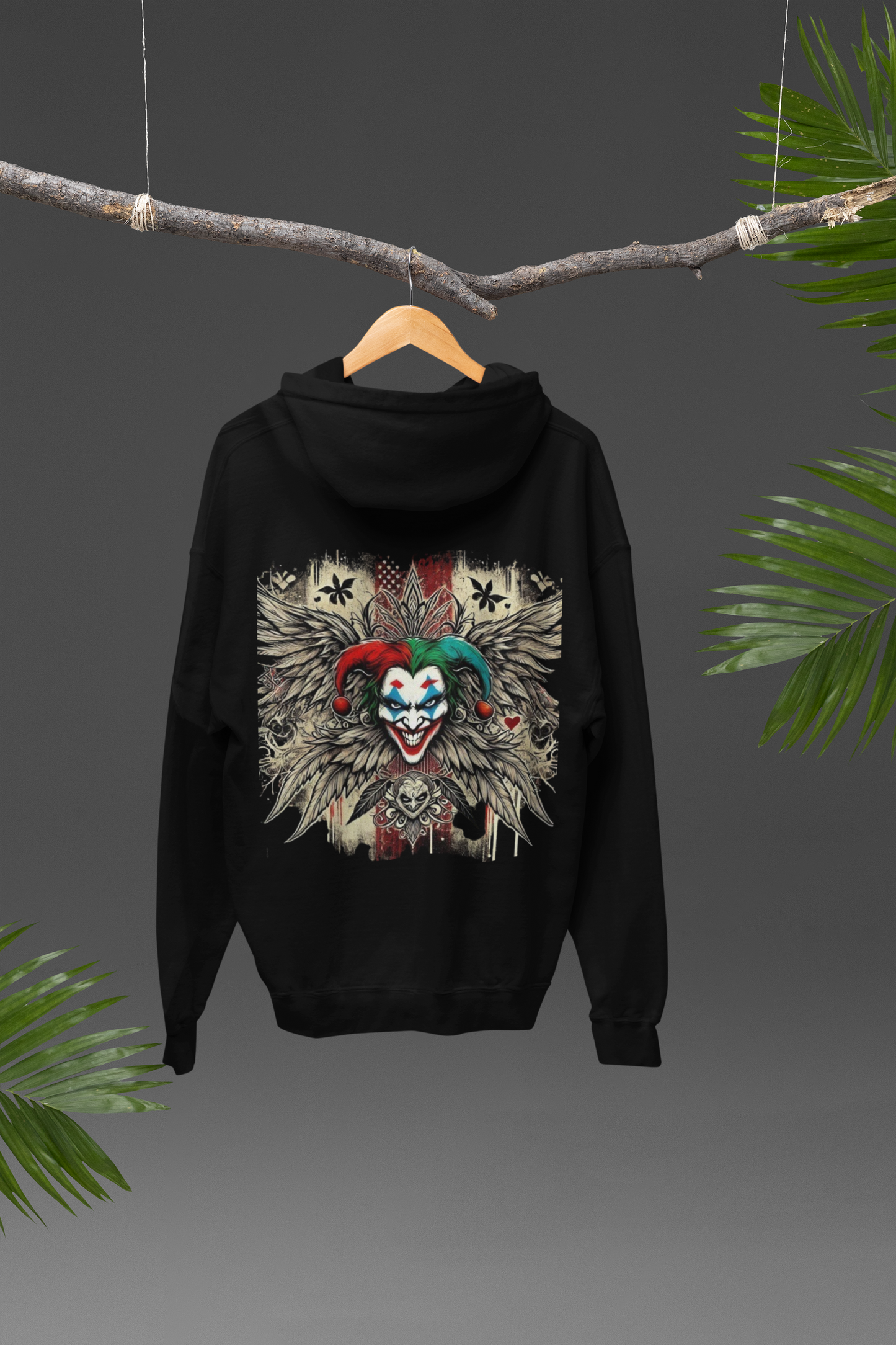Hoodie - Joker Graphic Print for Fans of Villains