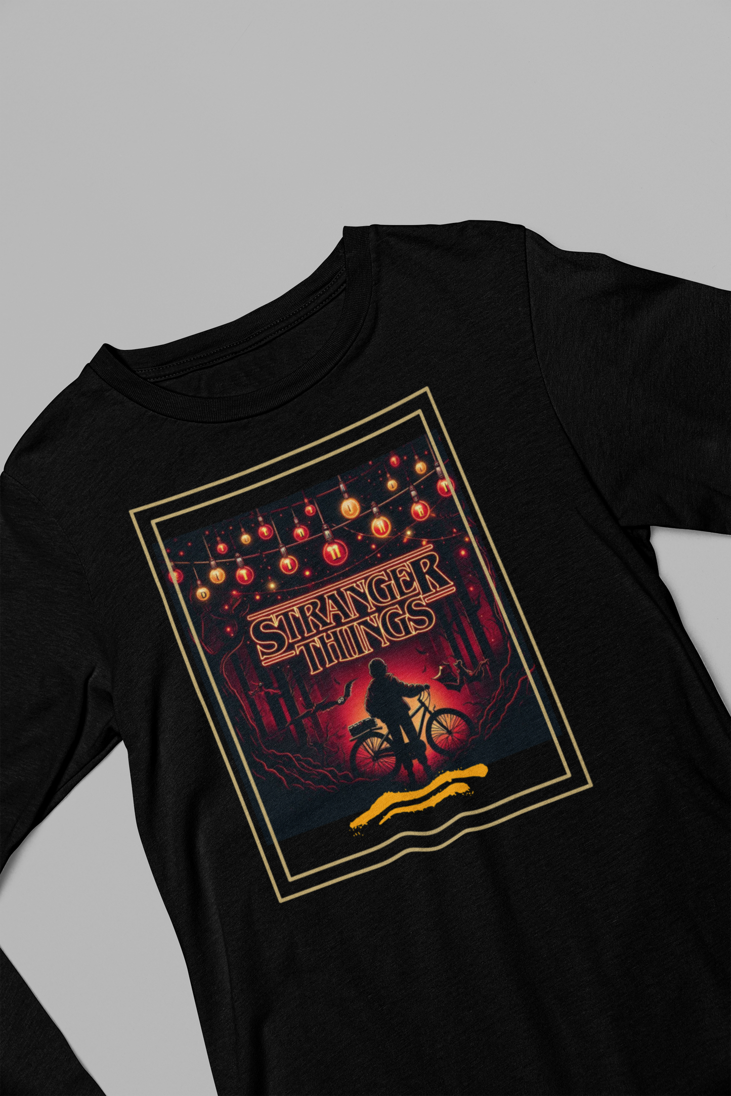 Long Sleeve Tee - Stranger Things Design