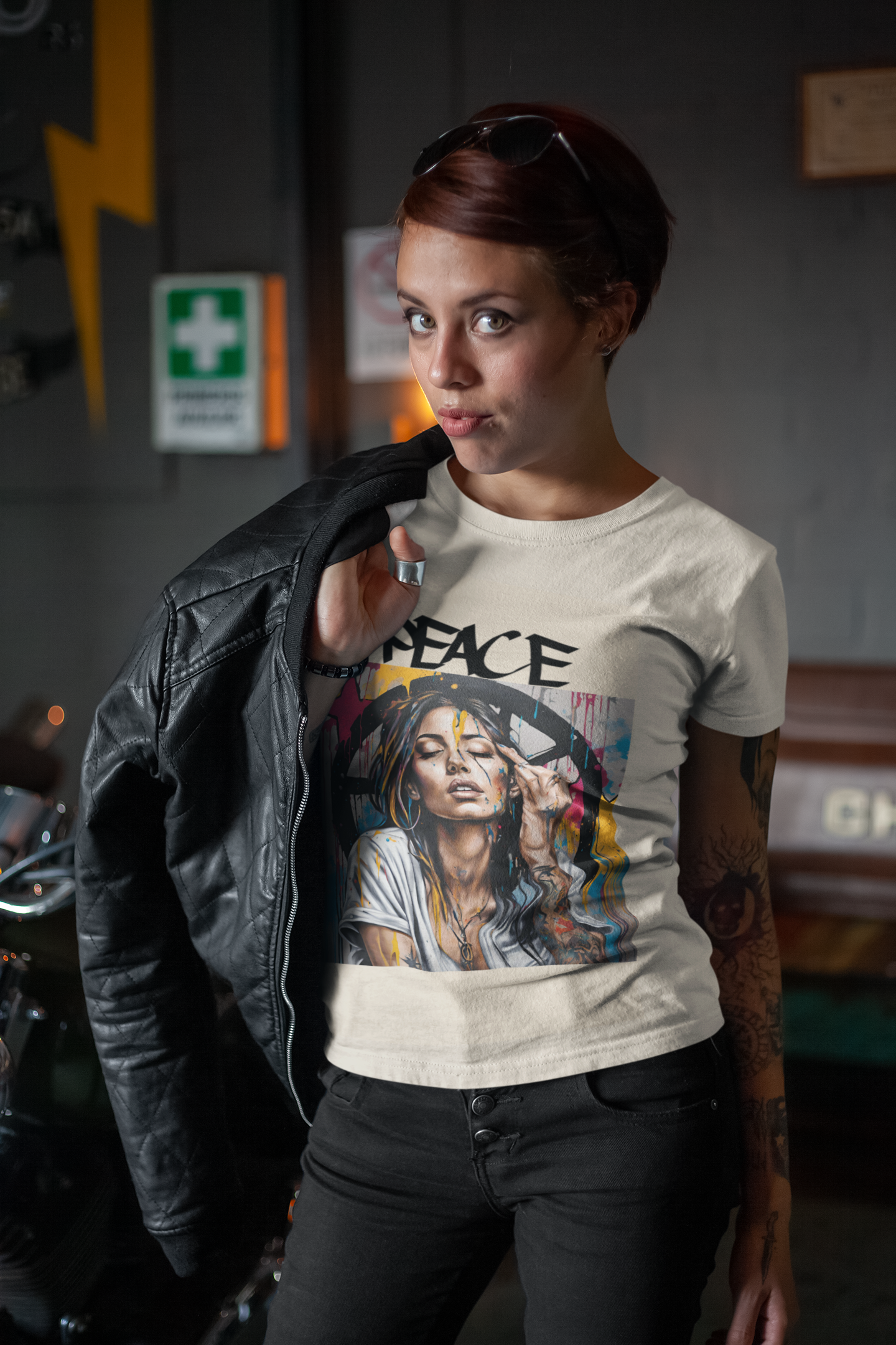 Graffiti Peace Urban Tee