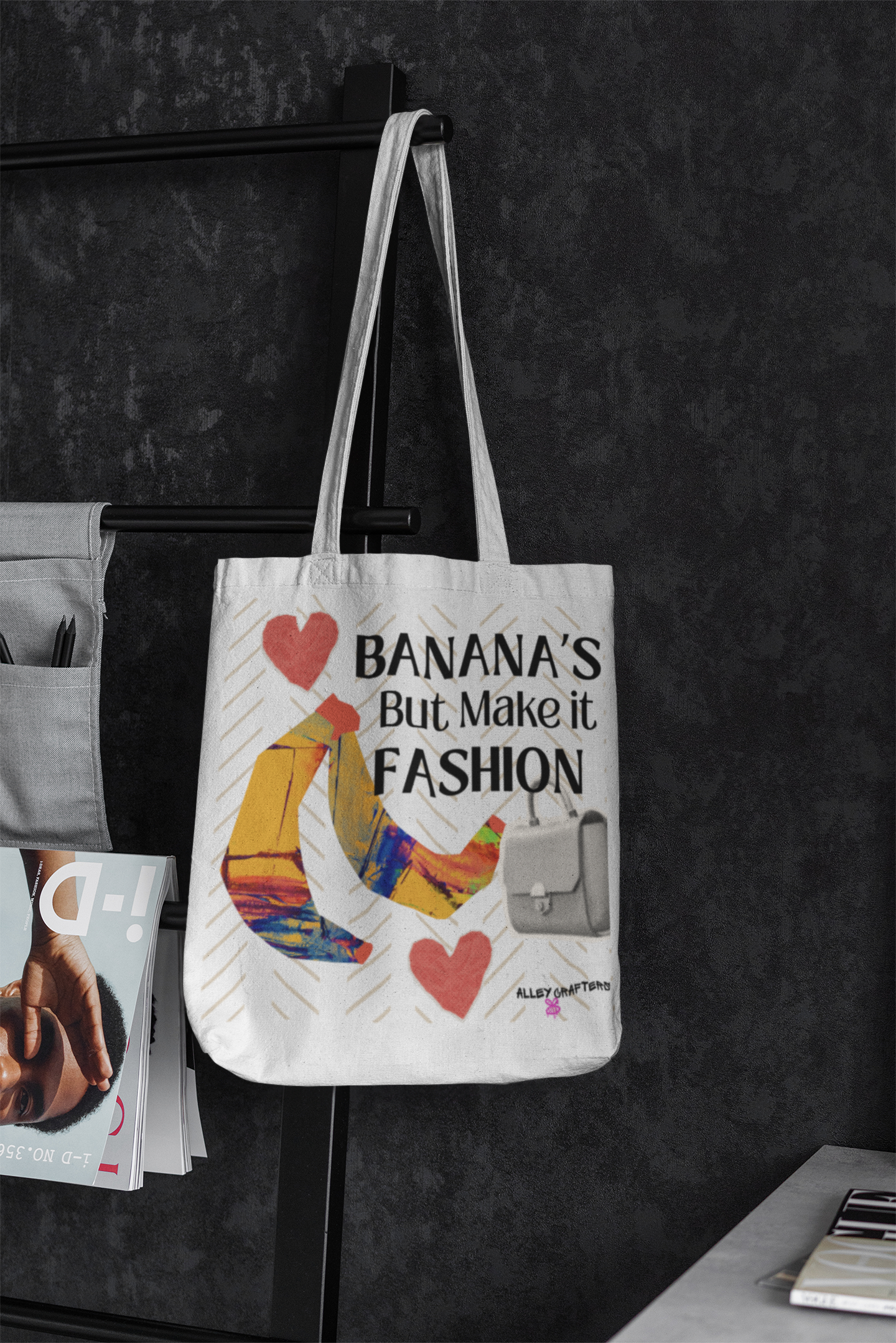 Banana Collage Tote Bag