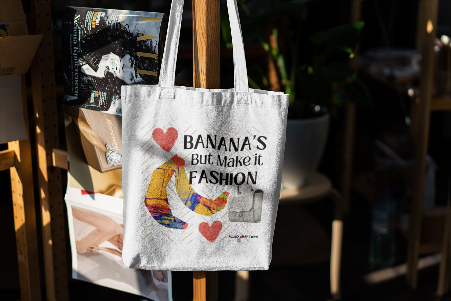 Banana Collage Tote Bag