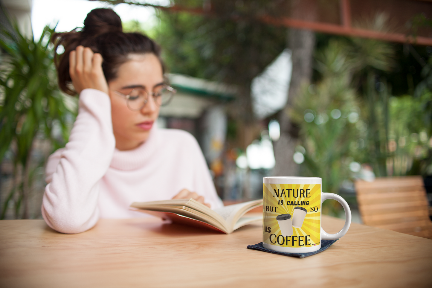 Nature Is Calling, But So Is Coffee Mug