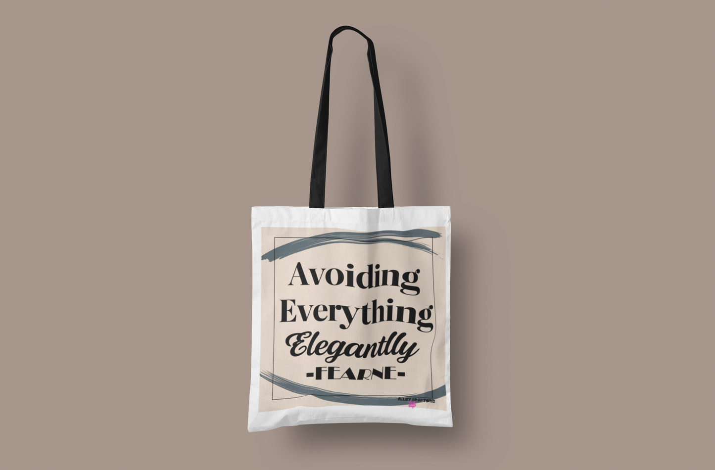 'Avoiding Everything Elegantly' Tote Bag