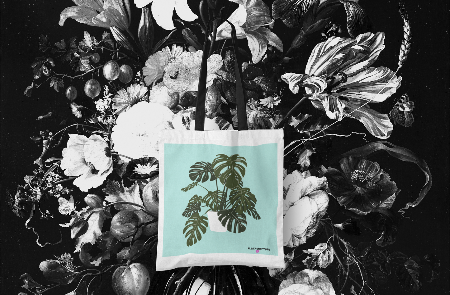 Tropical Monstera -Tote Bag