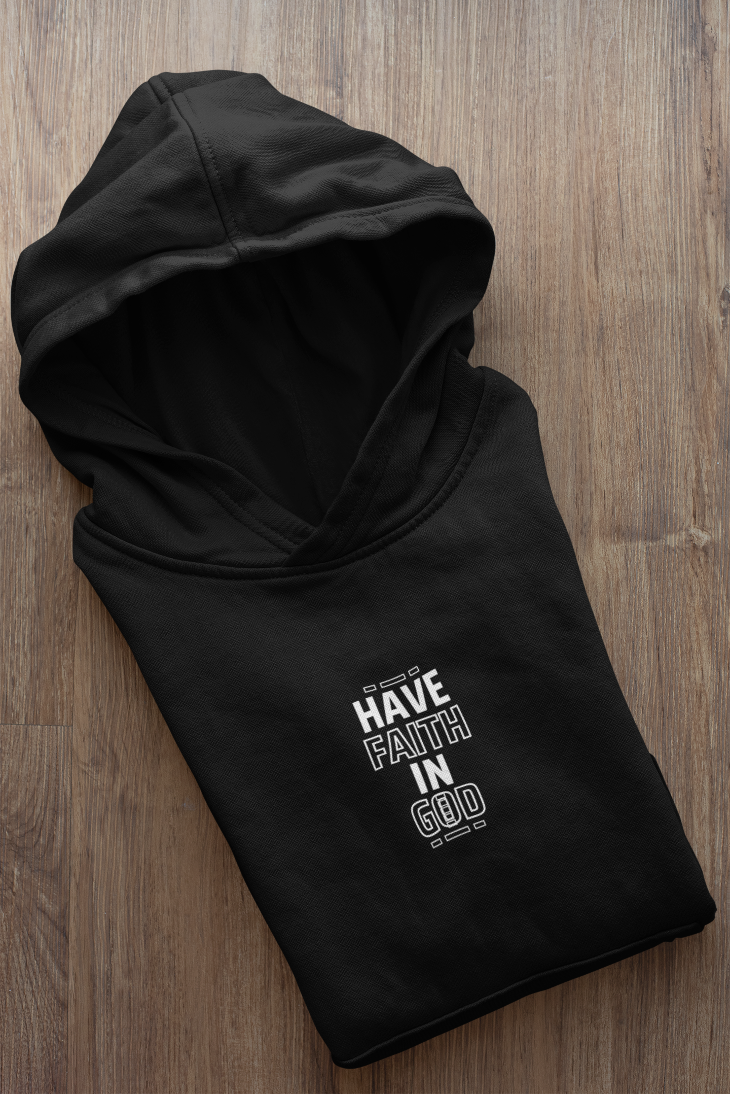 Faithful Unisex Hoodie Sweatshirt - Have Faith in God Design