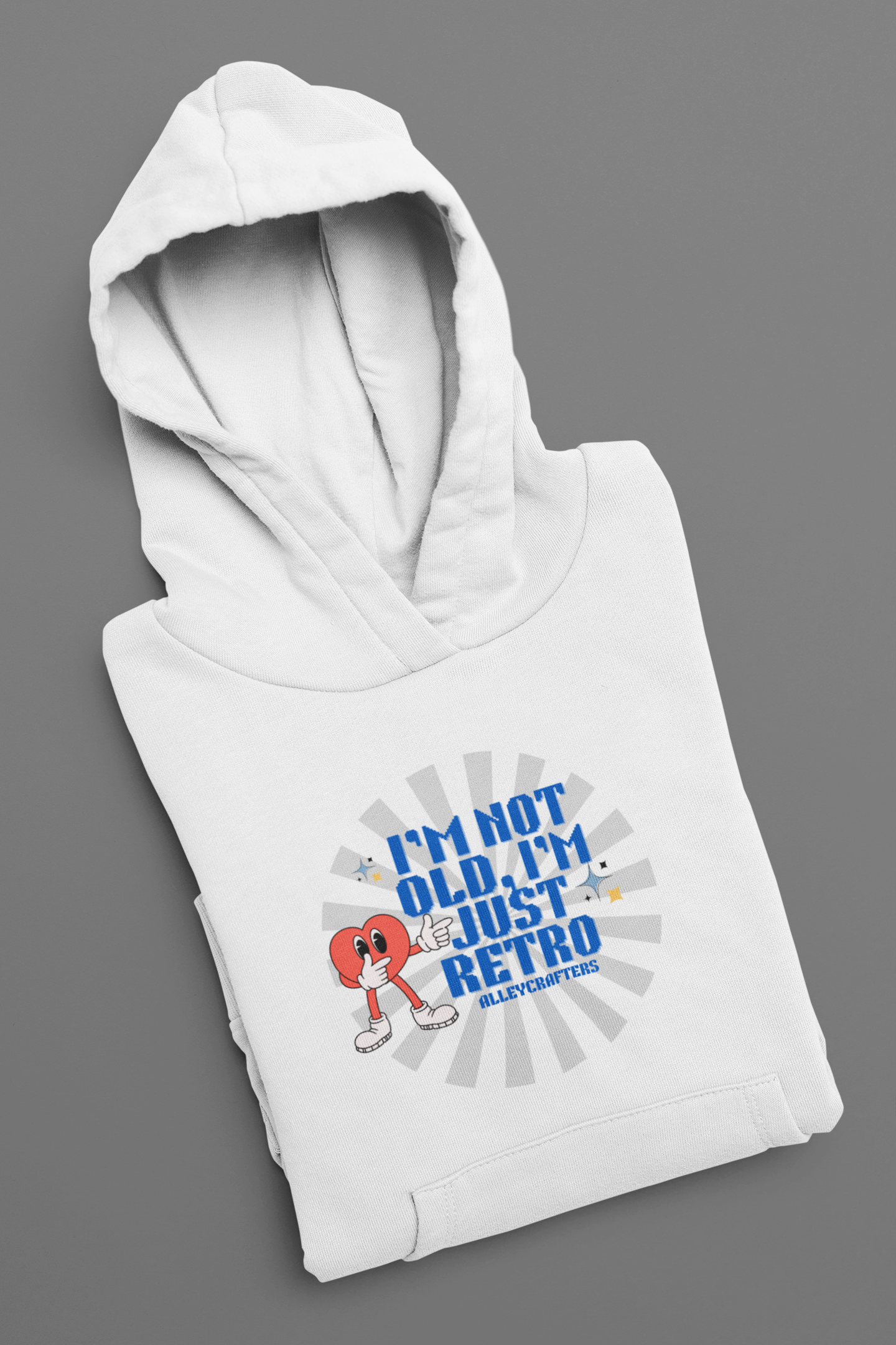 Retro Hoodie - I'm not old, I'm just retro