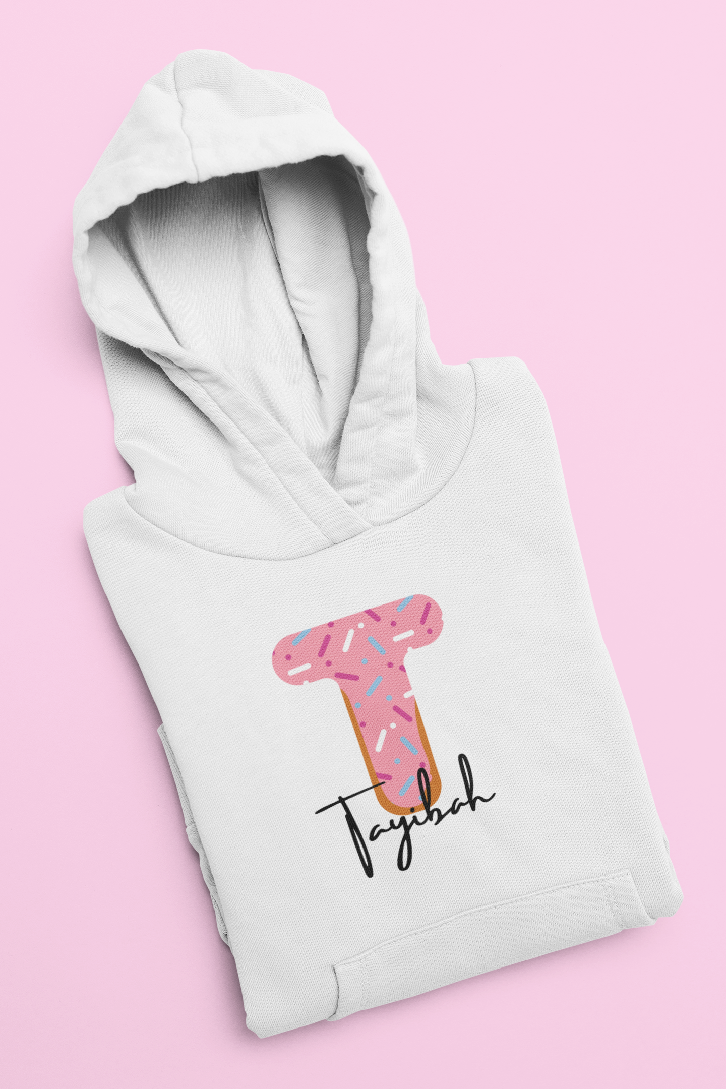 Cute Kids Sweatshirt with Pink Donut Design - Perfect for Birthdays and Casual Wear