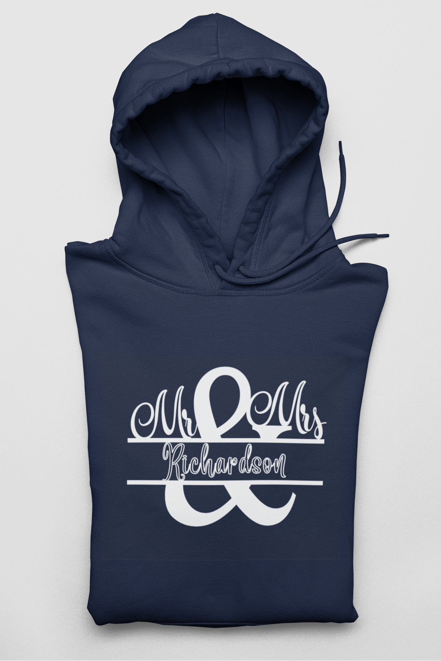 Hooded Sweatshirt - Mr & Mrs Design