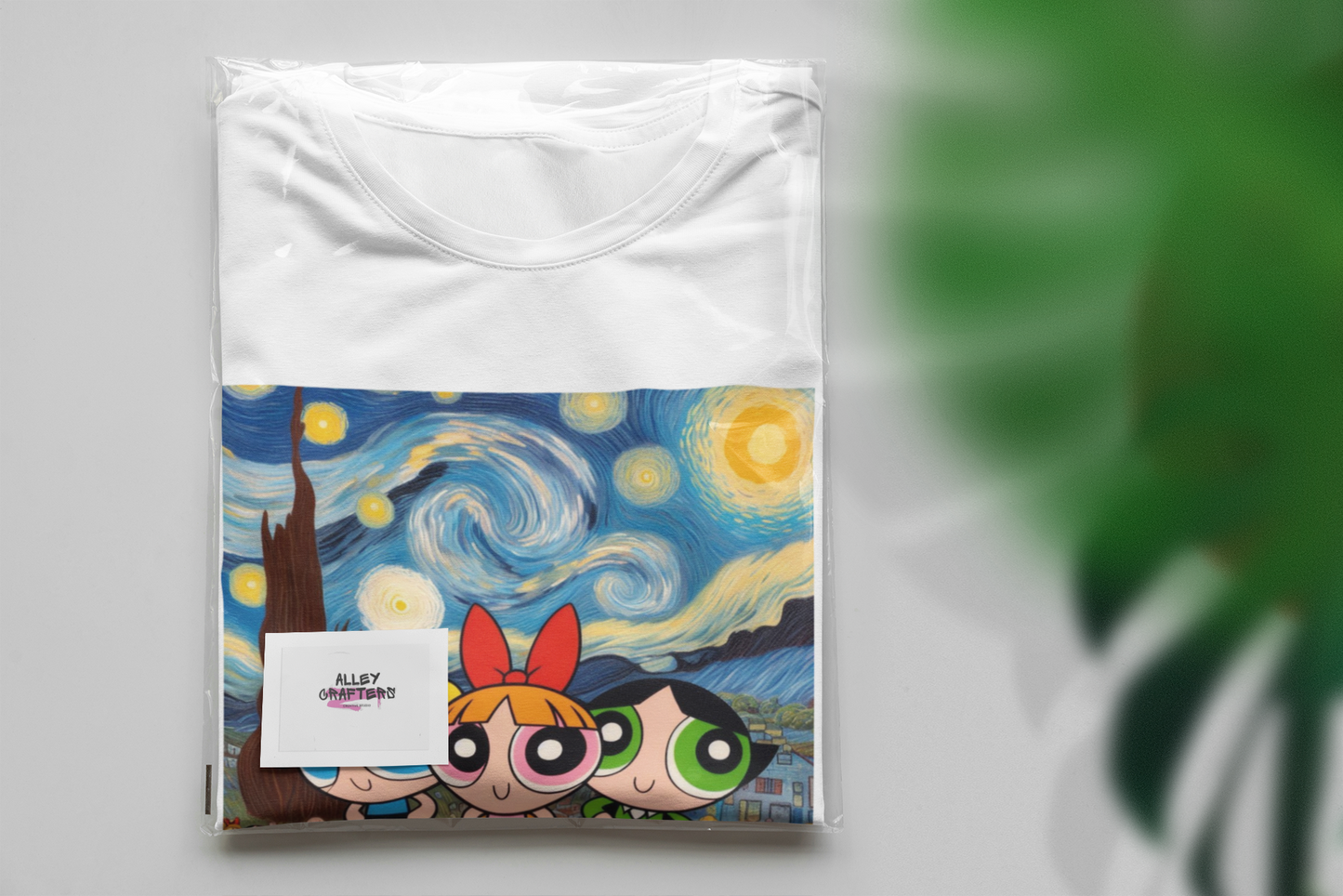 Starry Night Powerpuff Girls T-Shirt