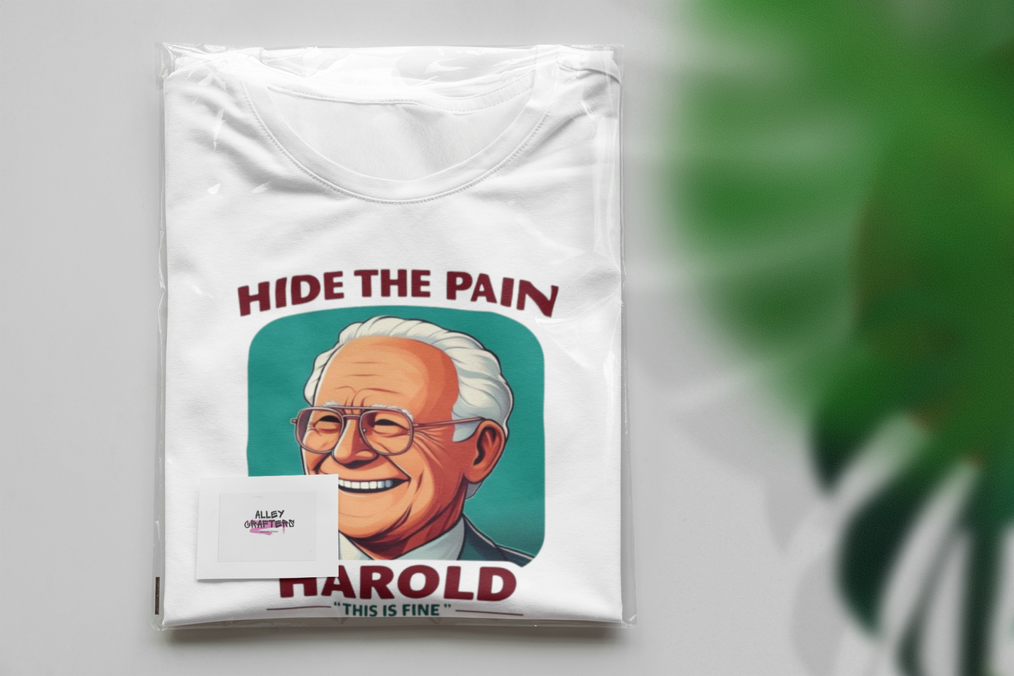 Hide The Pain Harold T-Shirt - This is Fine Meme