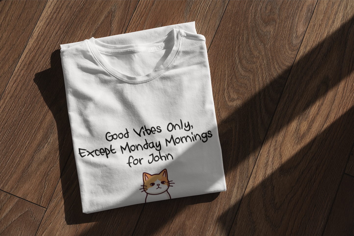 Good Vibes Only Unisex Softstyle T-Shirt Except Monday Mornings