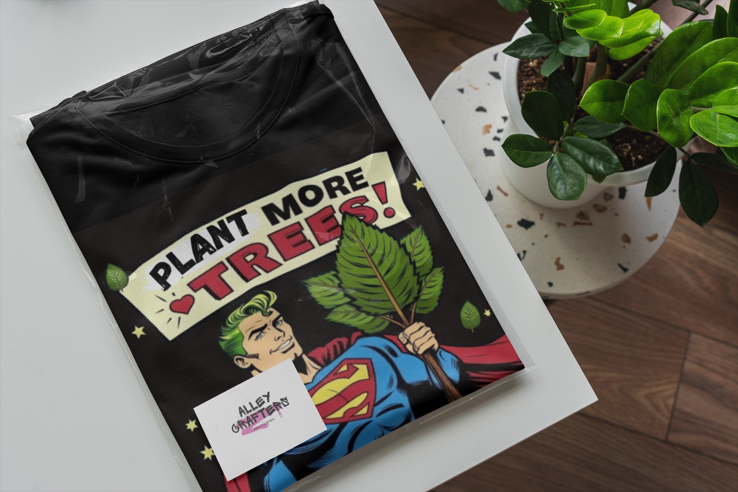 Superman Plant More Trees T-Shirt