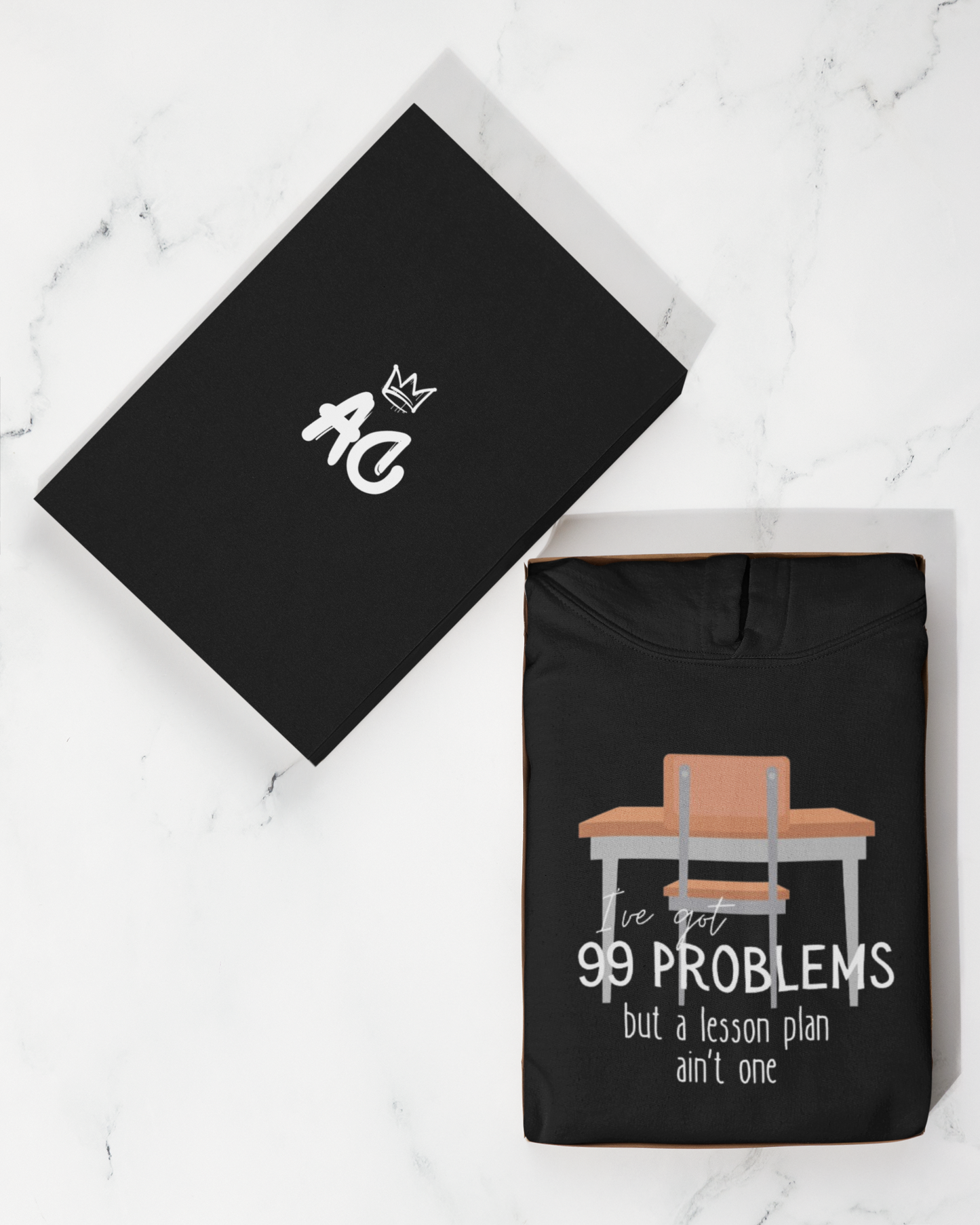 Teacher's Unisex Hoodie - I've got 99 problems, but a lesson plan ain't one