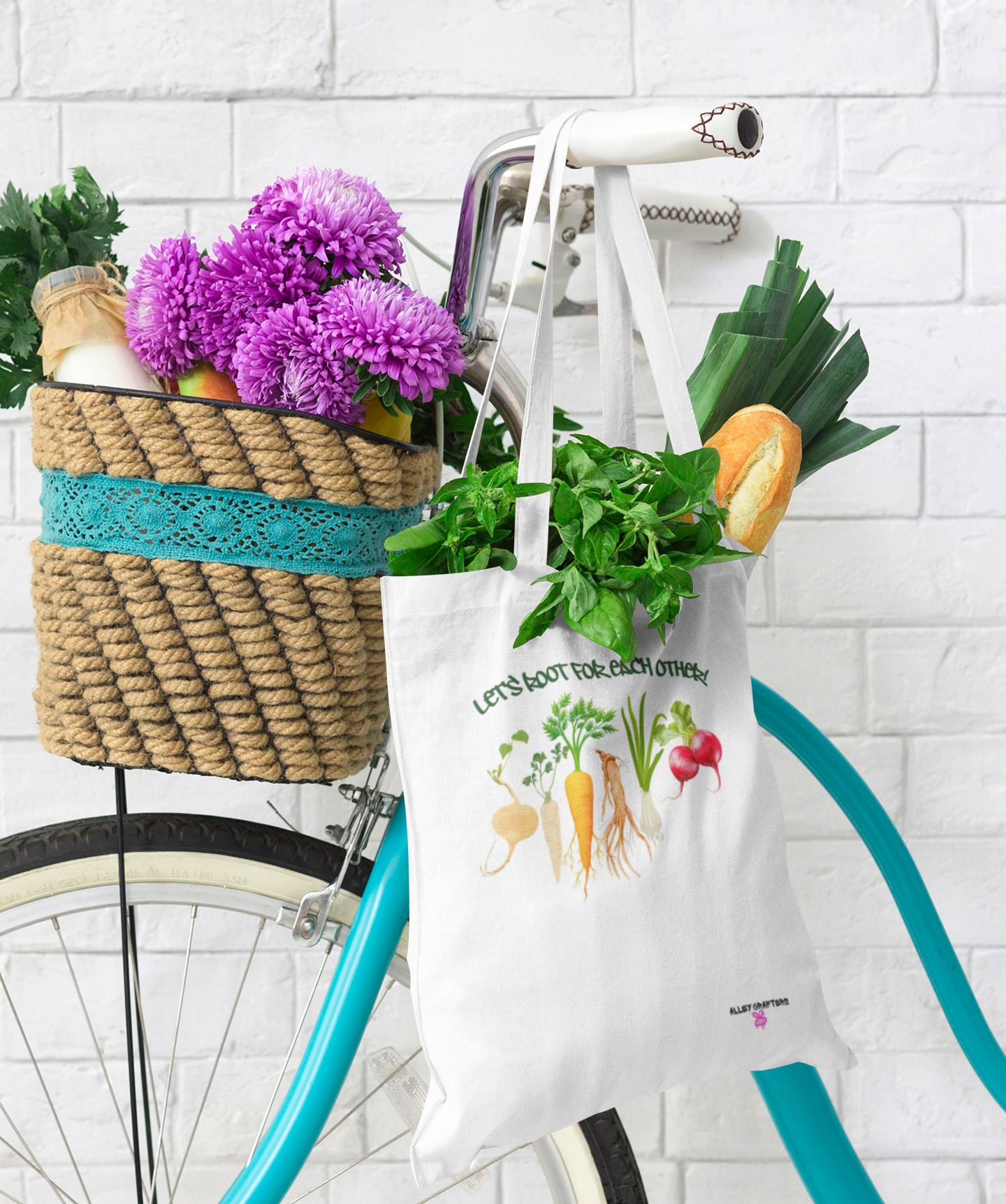 Let’s Root for Each Other -Tote Bag