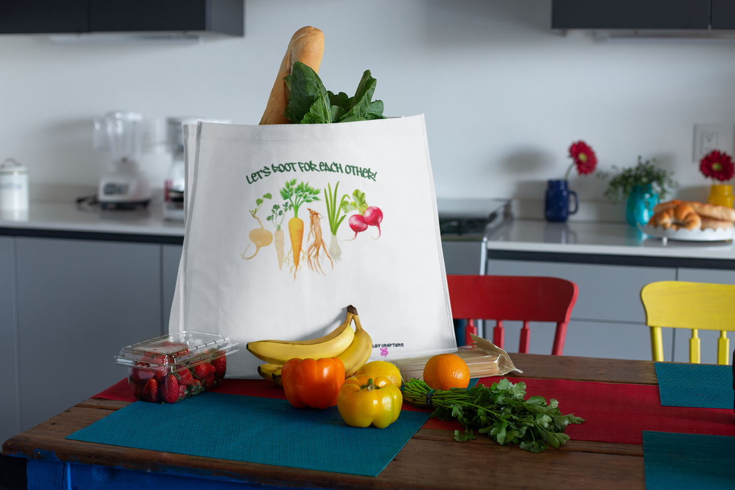 Let’s Root for Each Other -Tote Bag
