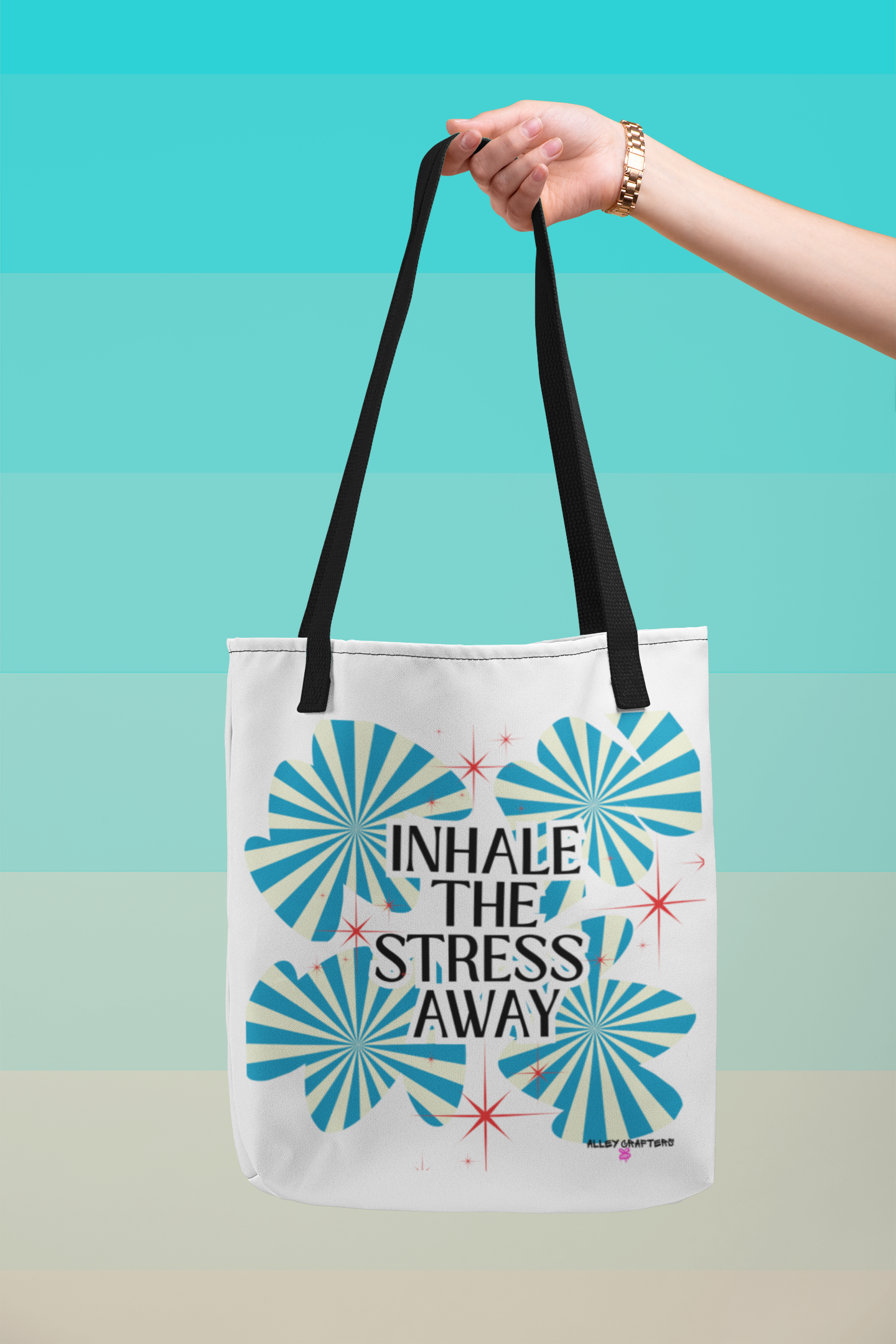 Inhale the Stress Away - Tote Bag