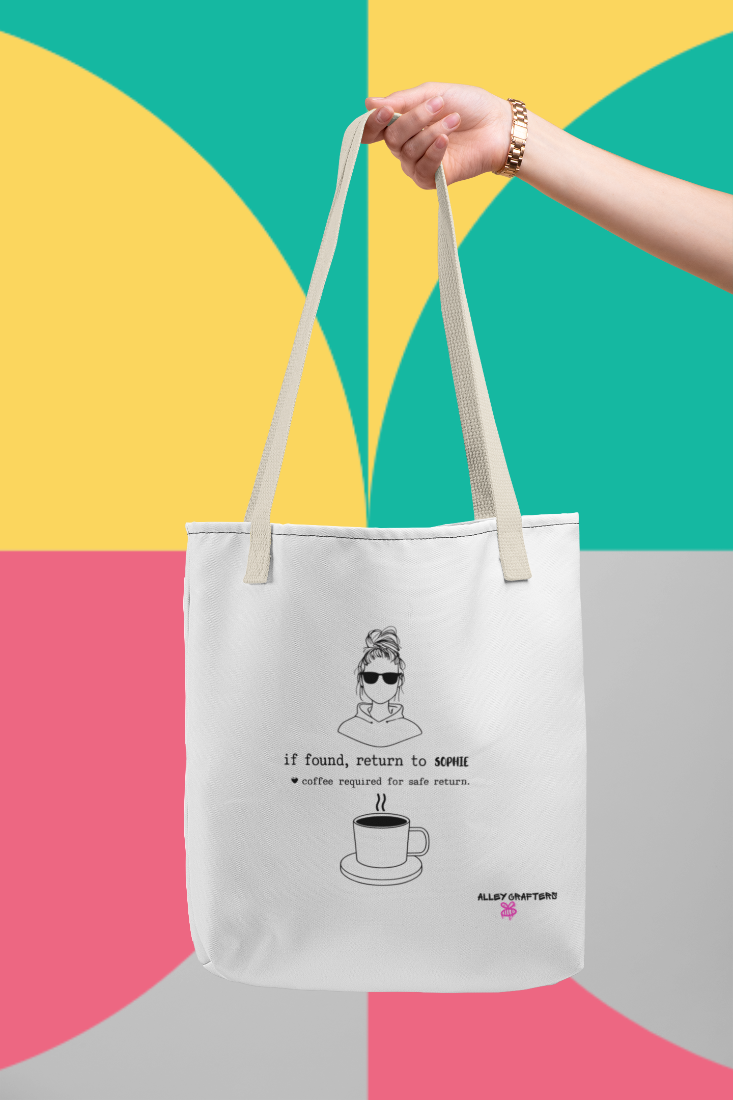 Personalised "If Found" Tote Bag
