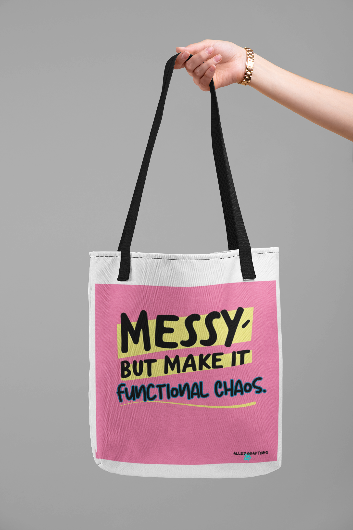 Messy, But Make It Functional Chaos Tote Bag