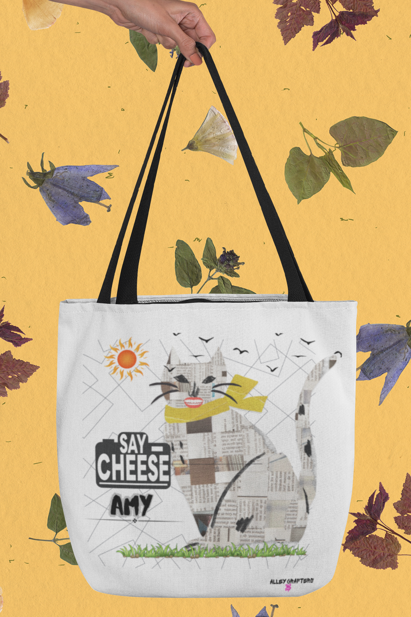 Say Cheese (Name) Tote Bag
