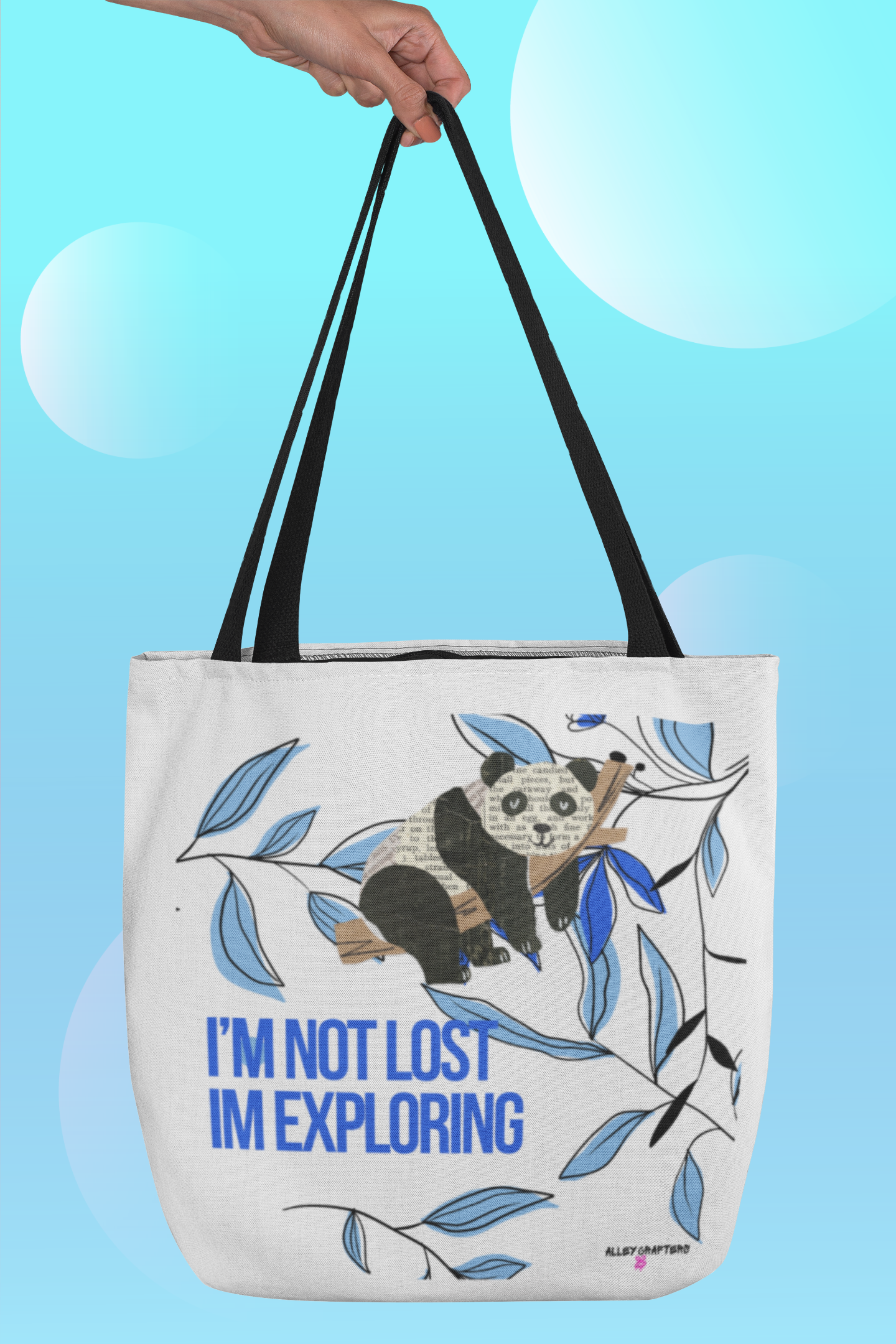 I’m Not Lost, I’m Exploring Tote Bag