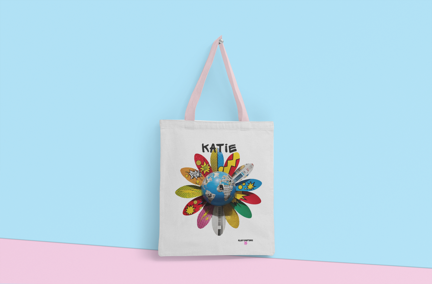 Bloom Different: Personalised Eco-Pop Flower Tote