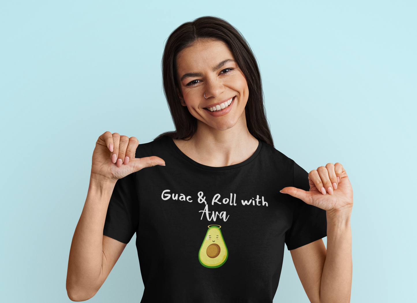Avocado Tee - Guac & Roll Personalized Unisex T-Shirt