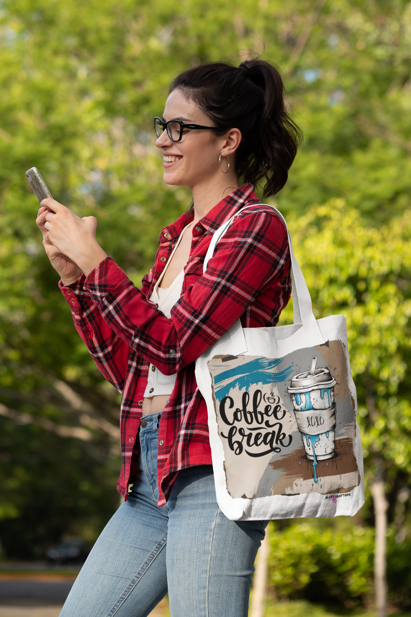 Coffee Break Tote Bag