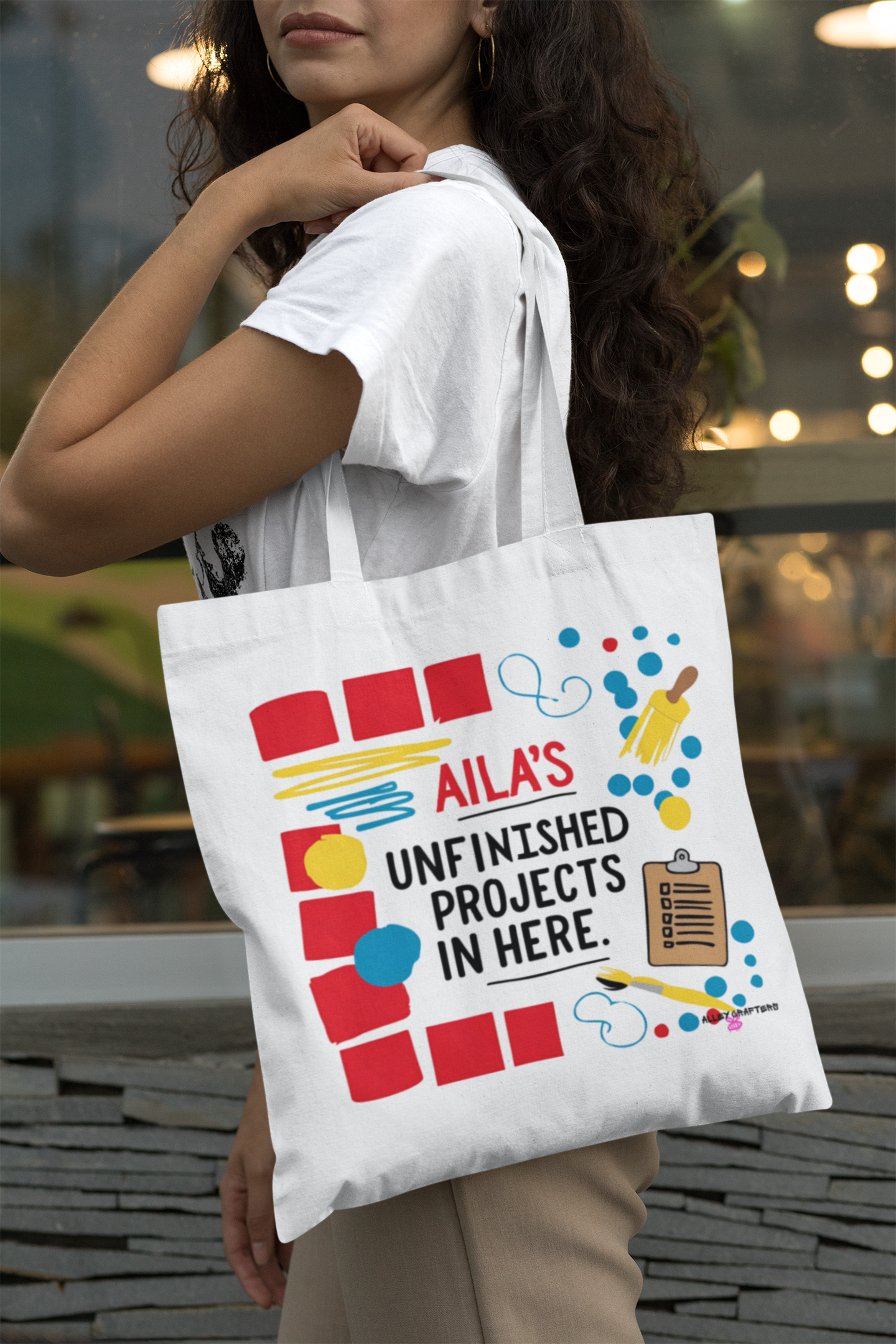 Unfinished Projects Tote Bag