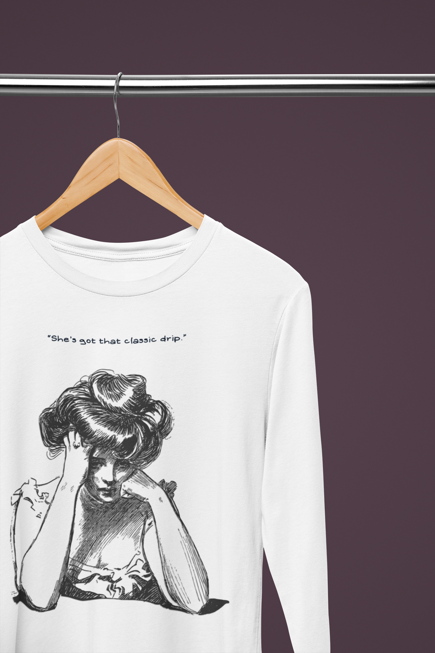 Sarcastic Woman Long Sleeve Tee