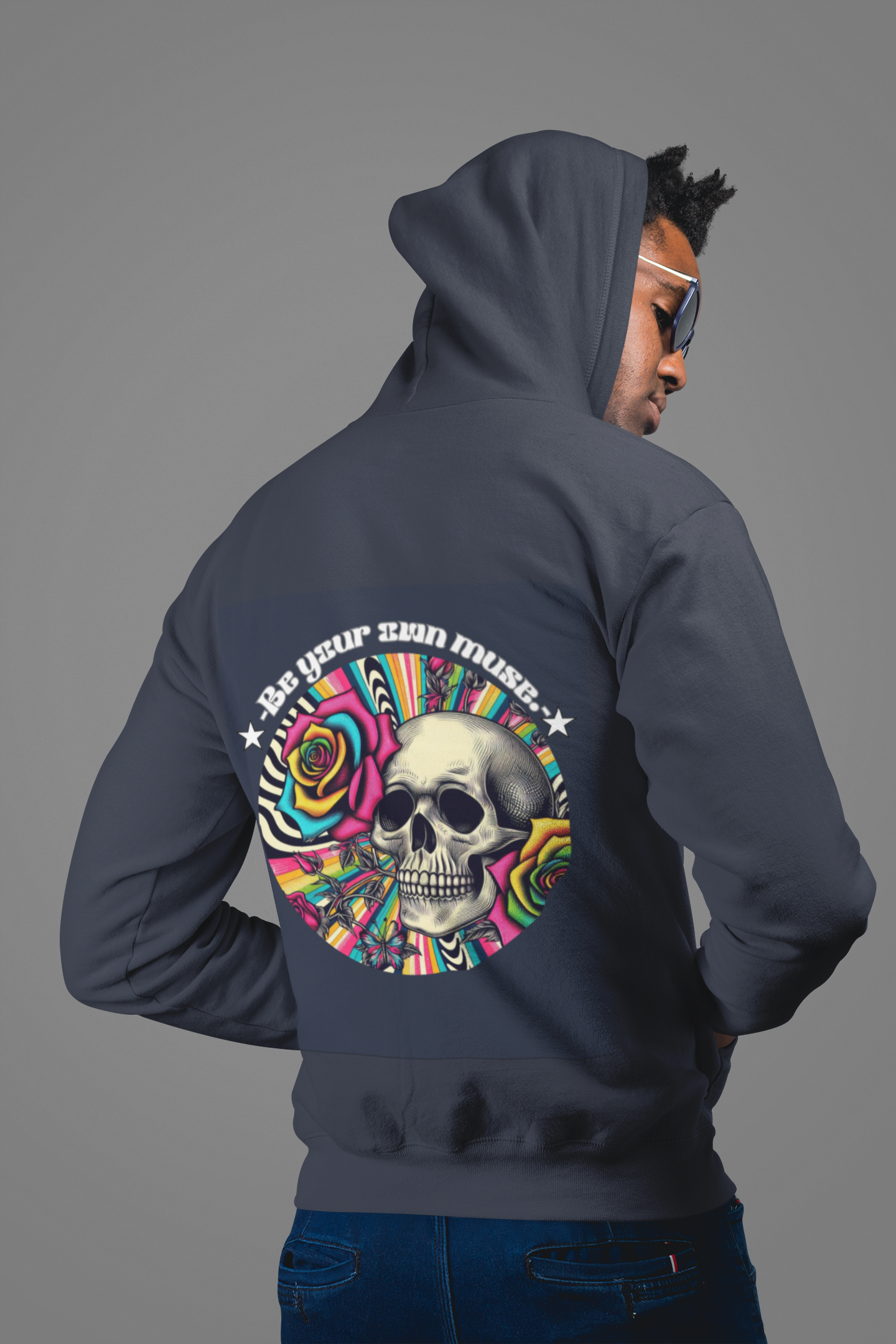 Hoodie - 'Be Your Own Muse' Inspirational Sweatshirt