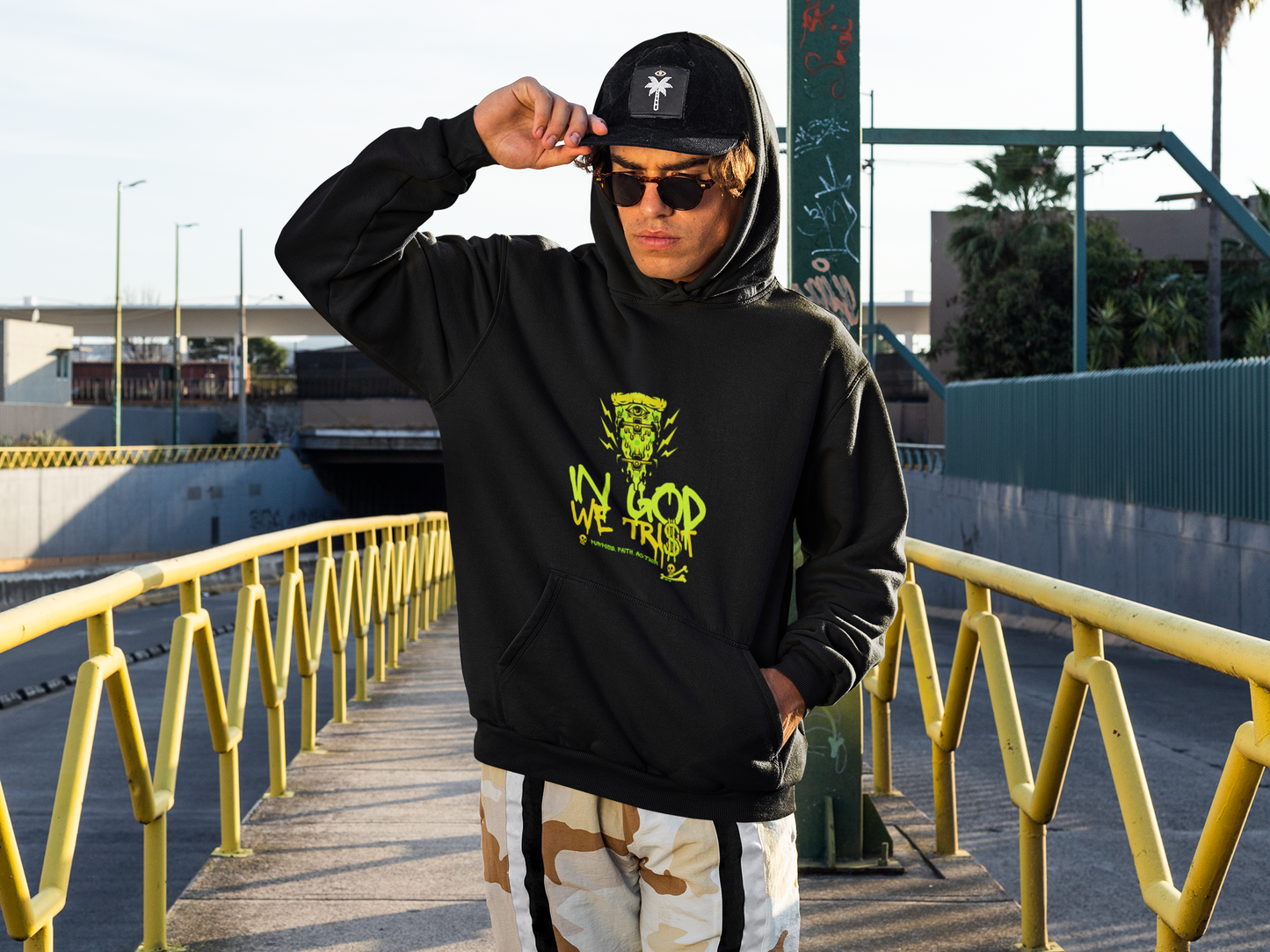 Hooded Sweatshirt Unisex 'In God We Trust'