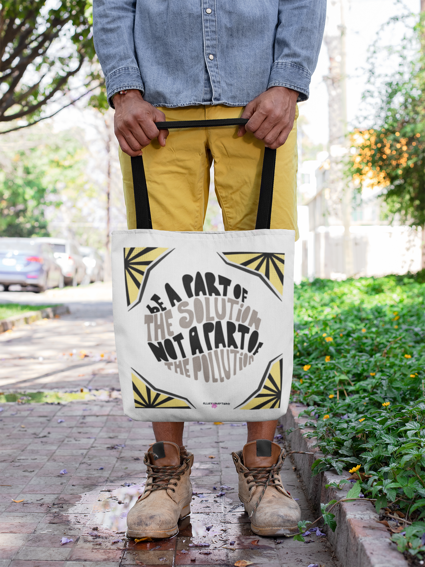 Be Part of the Solution, Not the Pollution Tote Bag