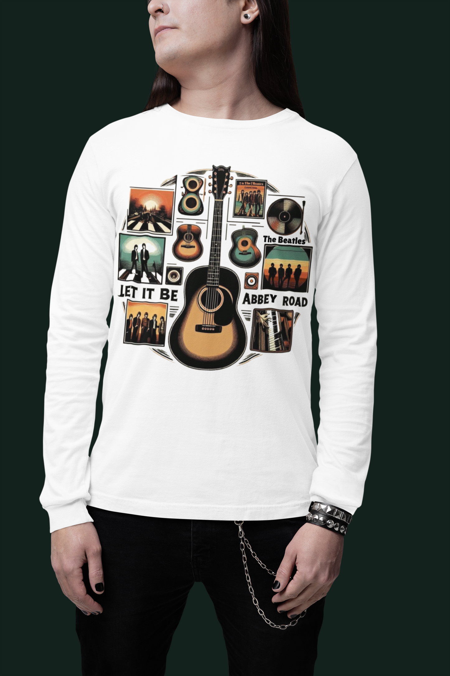 Long Sleeve Tee Let It Be The Beatles Shirt