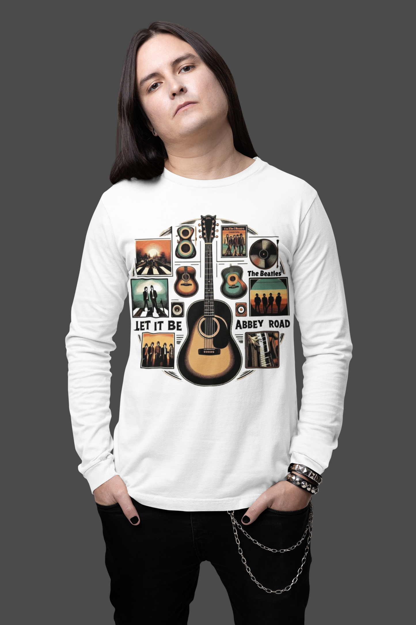 Long Sleeve Tee Let It Be The Beatles Shirt