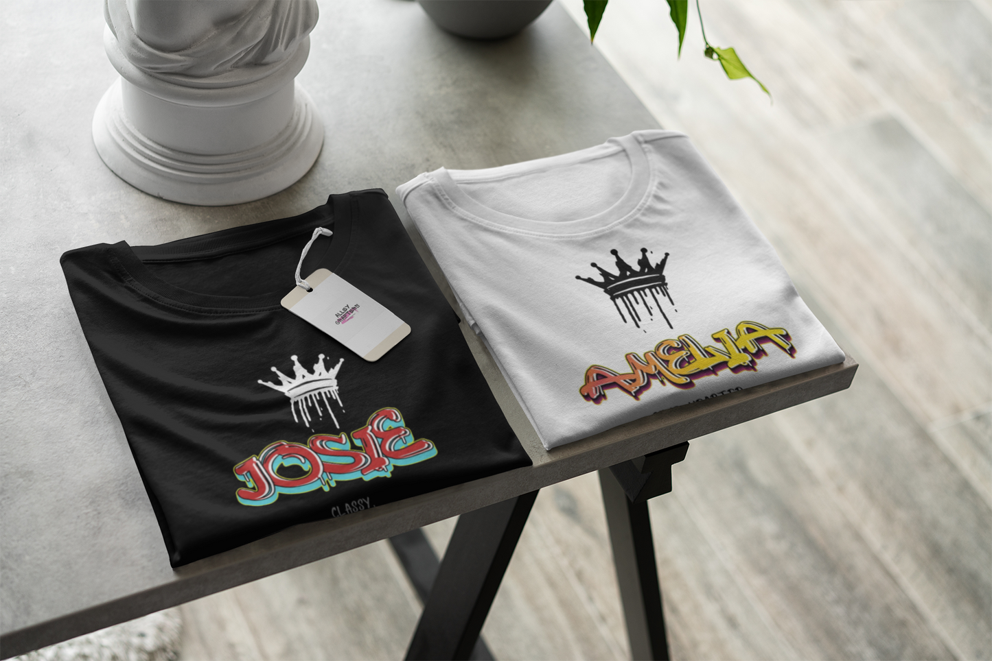 Custom Graffiti Name T-Shirt