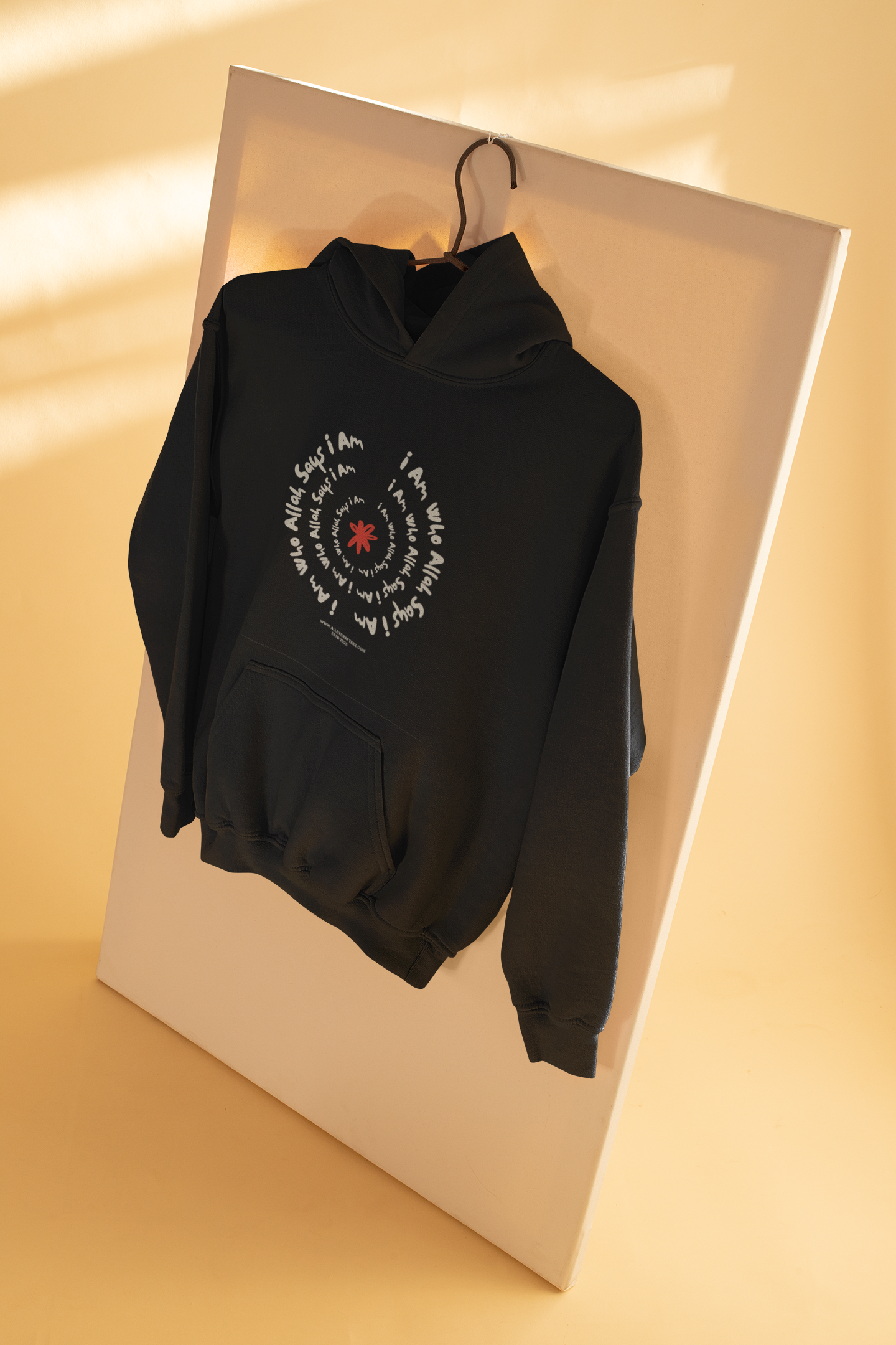 Islamic Hooded Sweatshirt - I am who Allah says i am