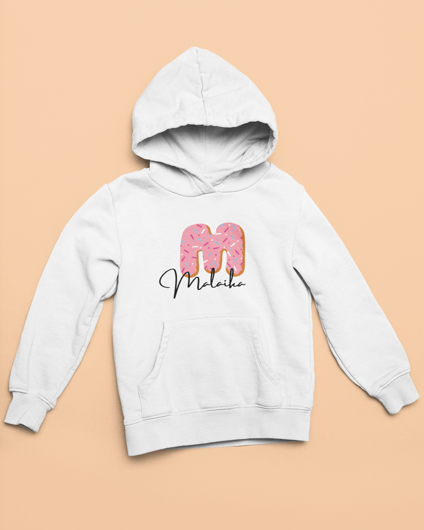 Cute Kids Sweatshirt with Pink Donut Design - Perfect for Birthdays and Casual Wear