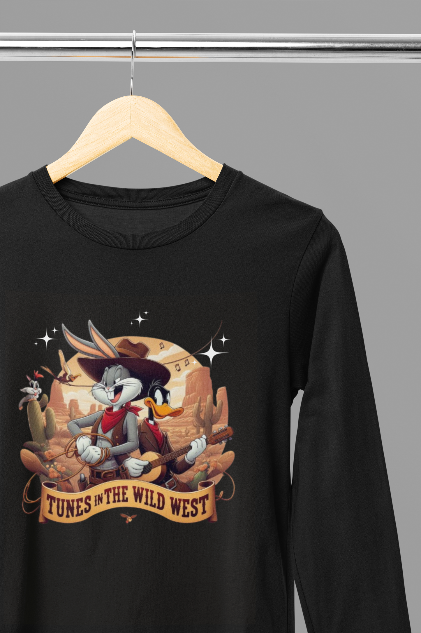 Long Sleeve Tee - Tunes in the Wild West