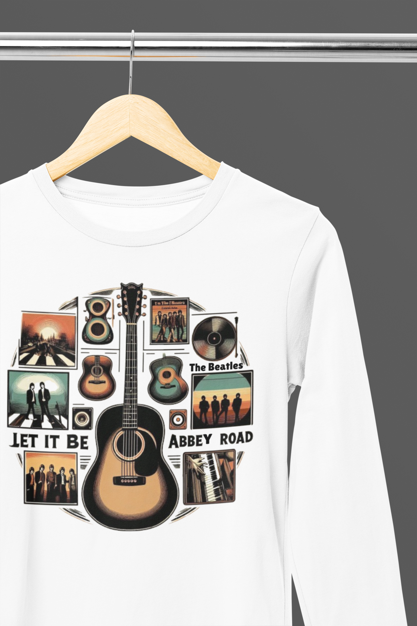 Long Sleeve Tee Let It Be The Beatles Shirt