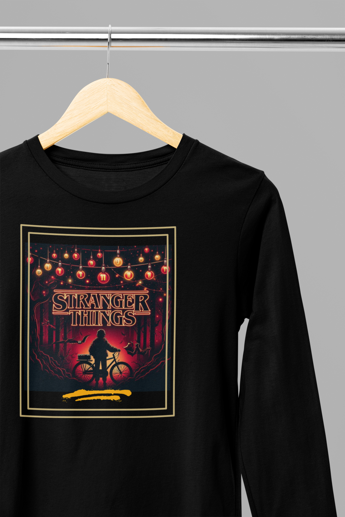 Long Sleeve Tee - Stranger Things Design