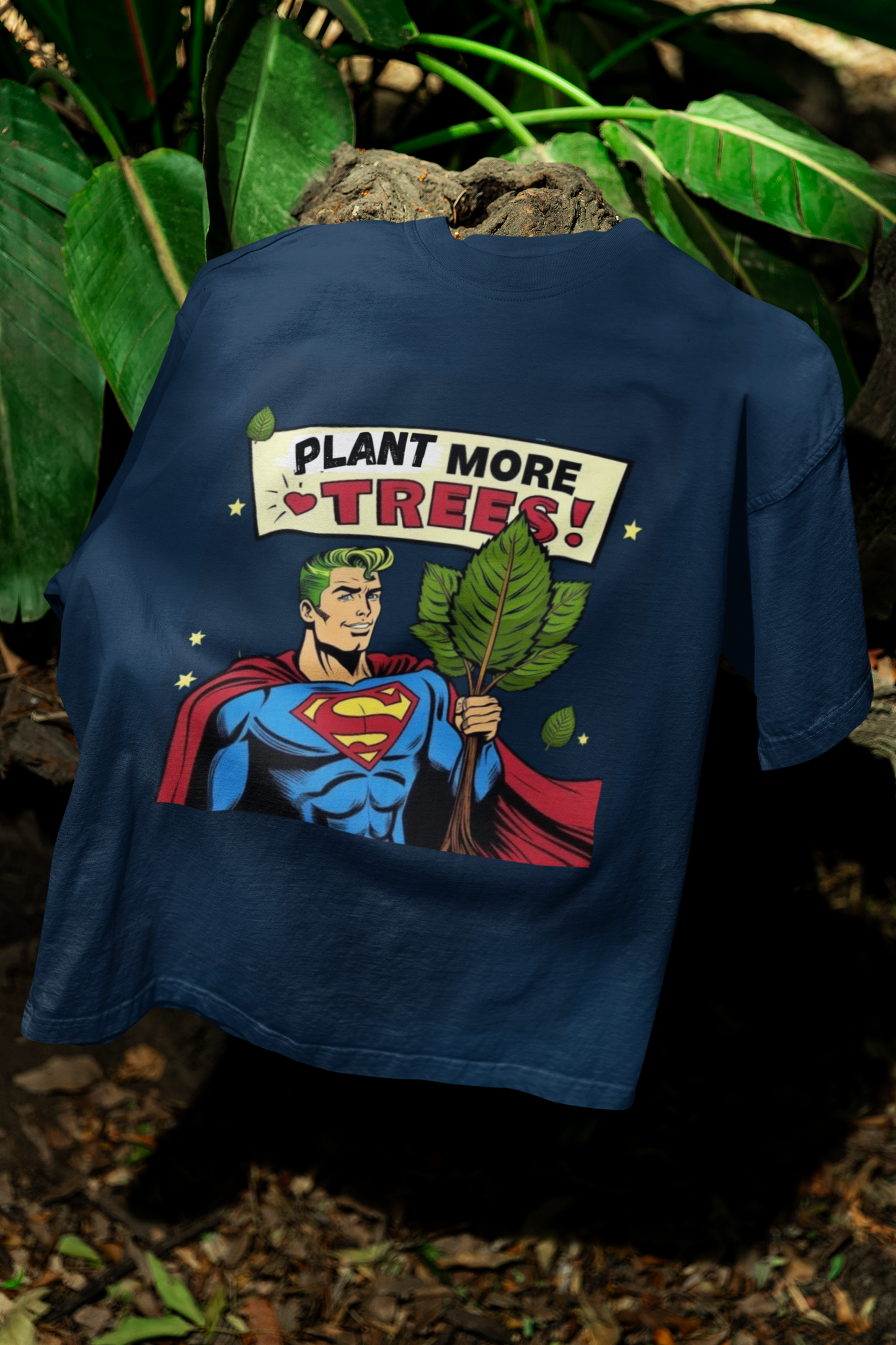Superman Plant More Trees T-Shirt