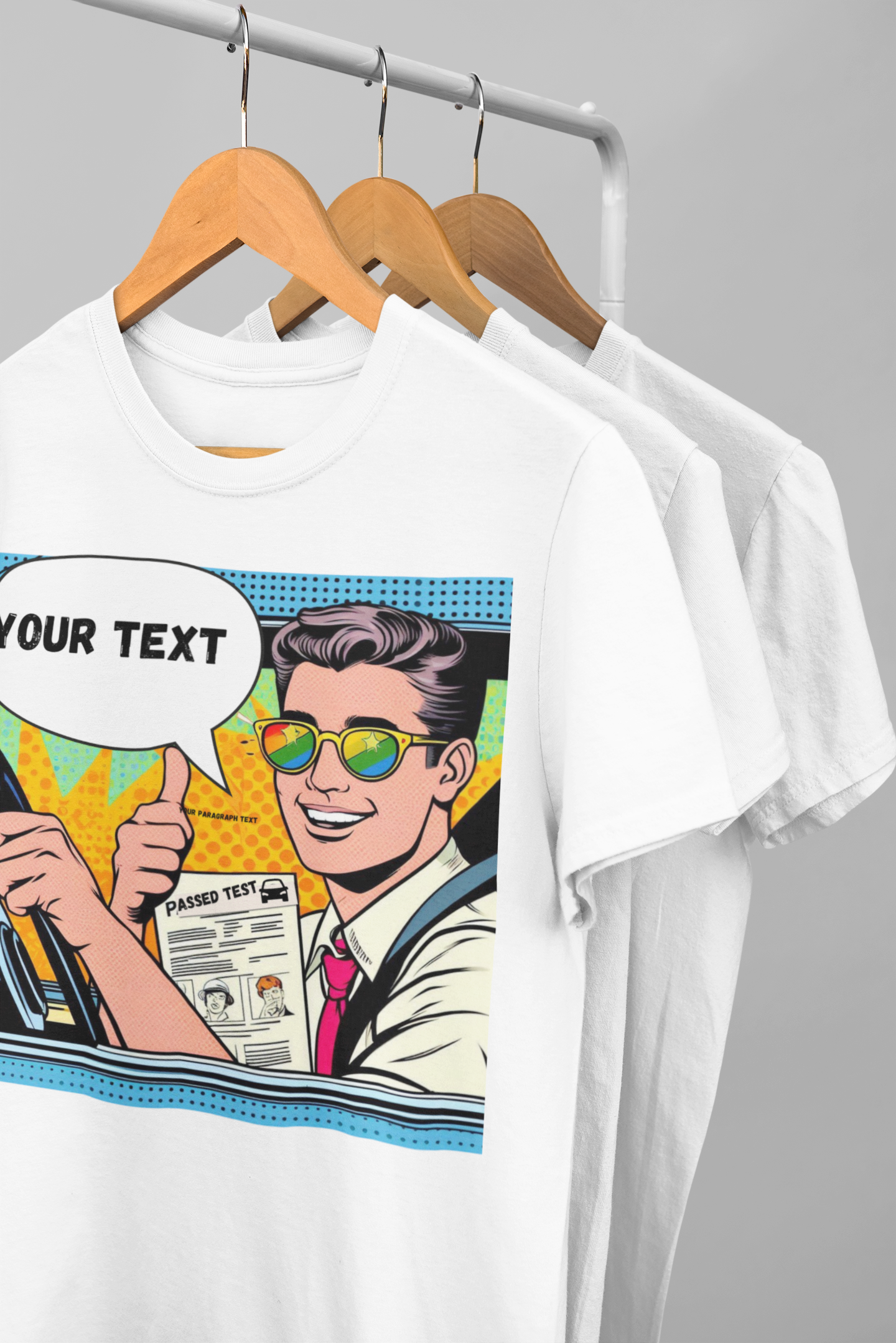 Personalised Passing Driving Test T-Shirt